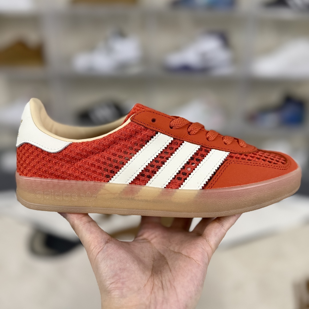 Adidas Originals Gazelle Indoor Low-Top Sneakers - Orange/White - Unisex 7 cmp i1747689494324 8308 0 5