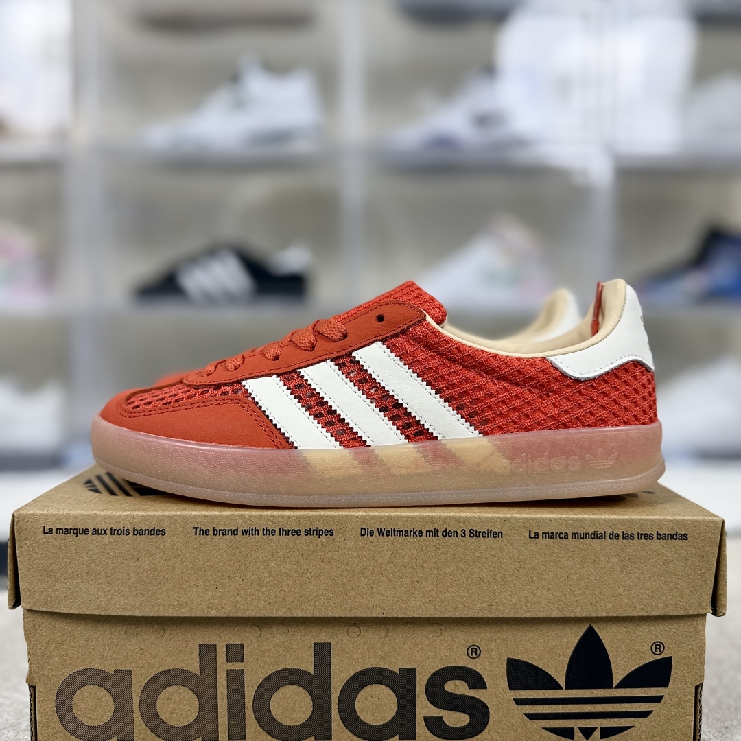 Adidas Originals Gazelle Indoor Low-Top Sneakers - Orange/White - Unisex 9 cmp i1747689494329 4321 0 8