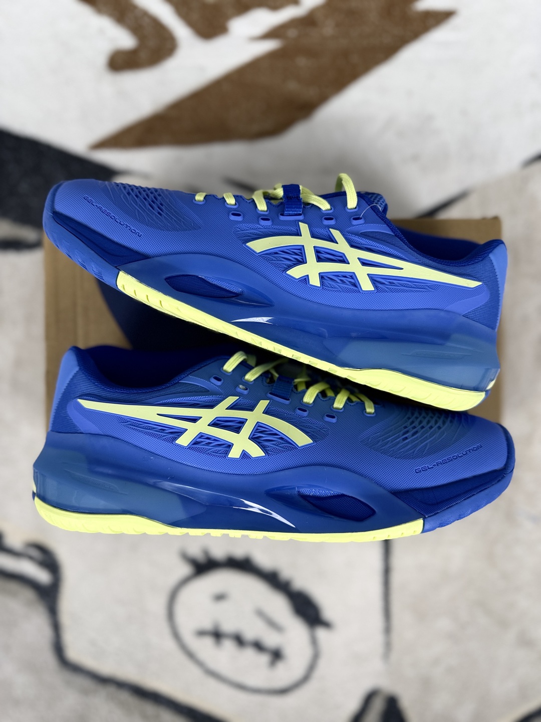 Asics GEL-RESOLUTION X Blue/Yellow: Comfort, Slip-Resistant, and Durable Tennis Shoes 8 cmp i1747775394951 594 0 7