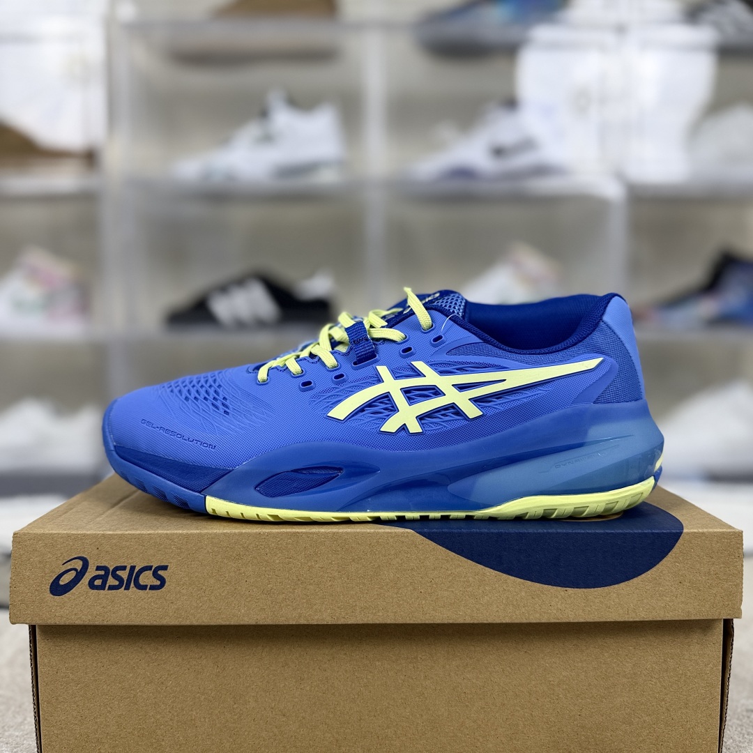 Asics GEL-RESOLUTION X Blue/Yellow: Comfort, Slip-Resistant, and Durable Tennis Shoes 9 cmp i1747775396542 4404 0 8