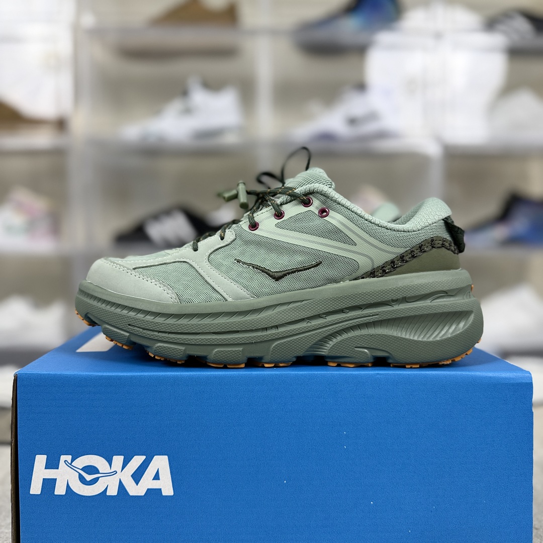 Hoka One One Bondi B3 LS Green Running Shoes Unisex Low-Top Sneakers 9 cmp i1747775536408 8188 0 8