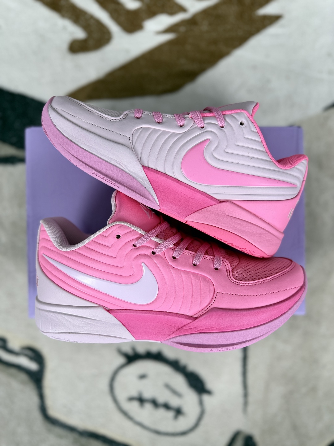 Nike Ja 2 'Breast Cancer Awareness' Pink Ribbon Basketball Shoes HQ5693-703 8 cmp i1747952174982 2992 0 8