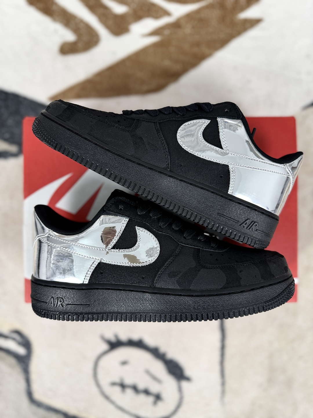 Nike Air Force 1 Low Black Silver Mirror - Comfortable, Durable, Stylish 9 cmp i1747952292688 3949 0 7