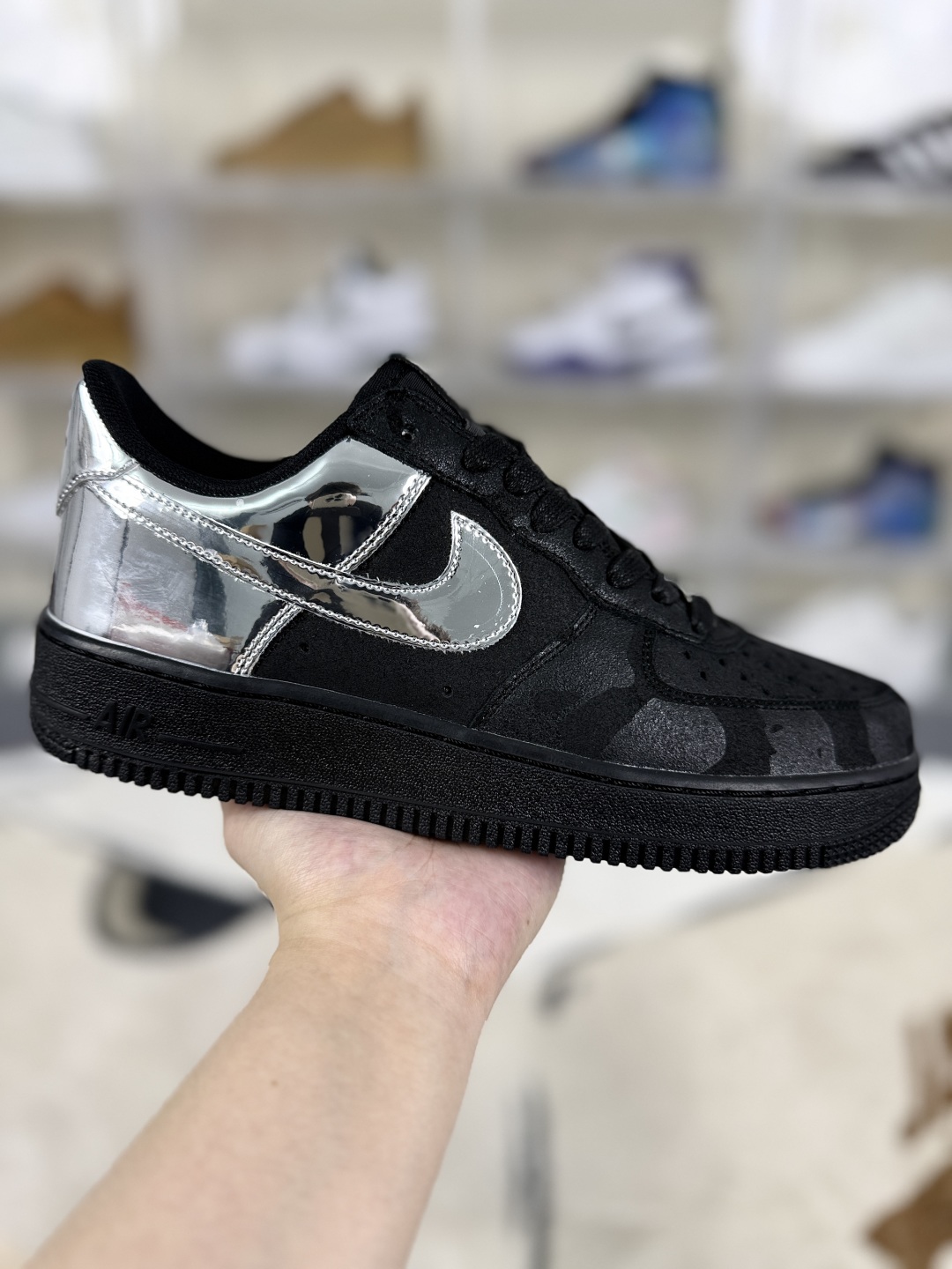 Nike Air Force 1 Low Black Silver Mirror - Comfortable, Durable, Stylish 2 cmp i1747952295187 2283 0 0