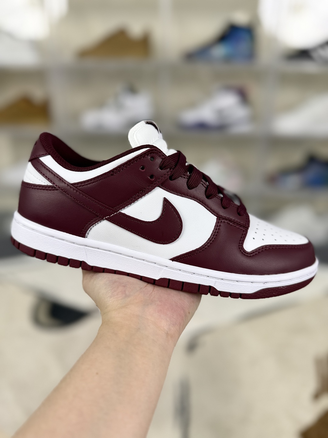 Nike Dunk Low Retro White Burgundy Crush (Wine Red) Casual Shoes DD1503-108 2 cmp i1748036770515 8969 0 0