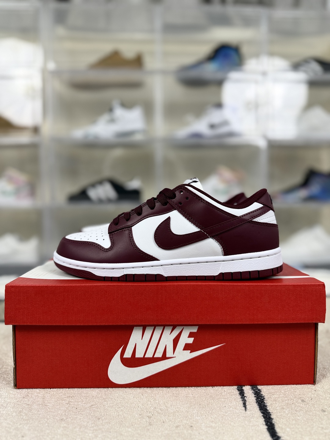 Nike Dunk Low Retro White Burgundy Crush (Wine Red) Casual Shoes DD1503-108 10 cmp i1748036771399 1350 0 8
