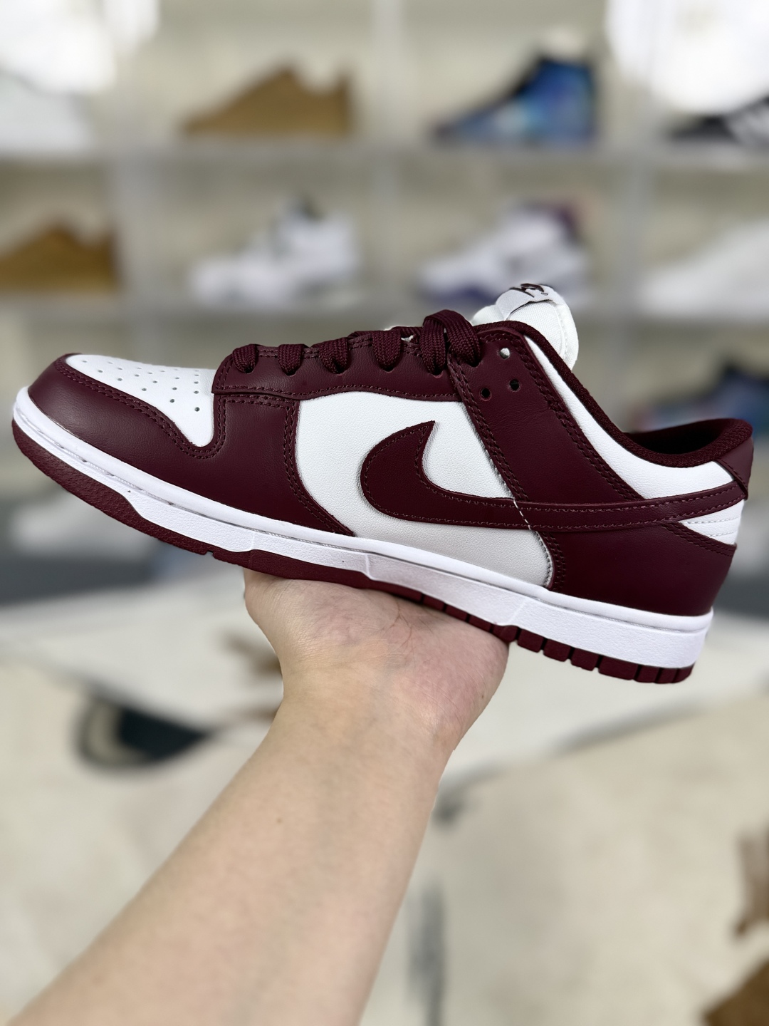 Nike Dunk Low Retro White Burgundy Crush (Wine Red) Casual Shoes DD1503-108 3 cmp i1748036771417 4051 0 1