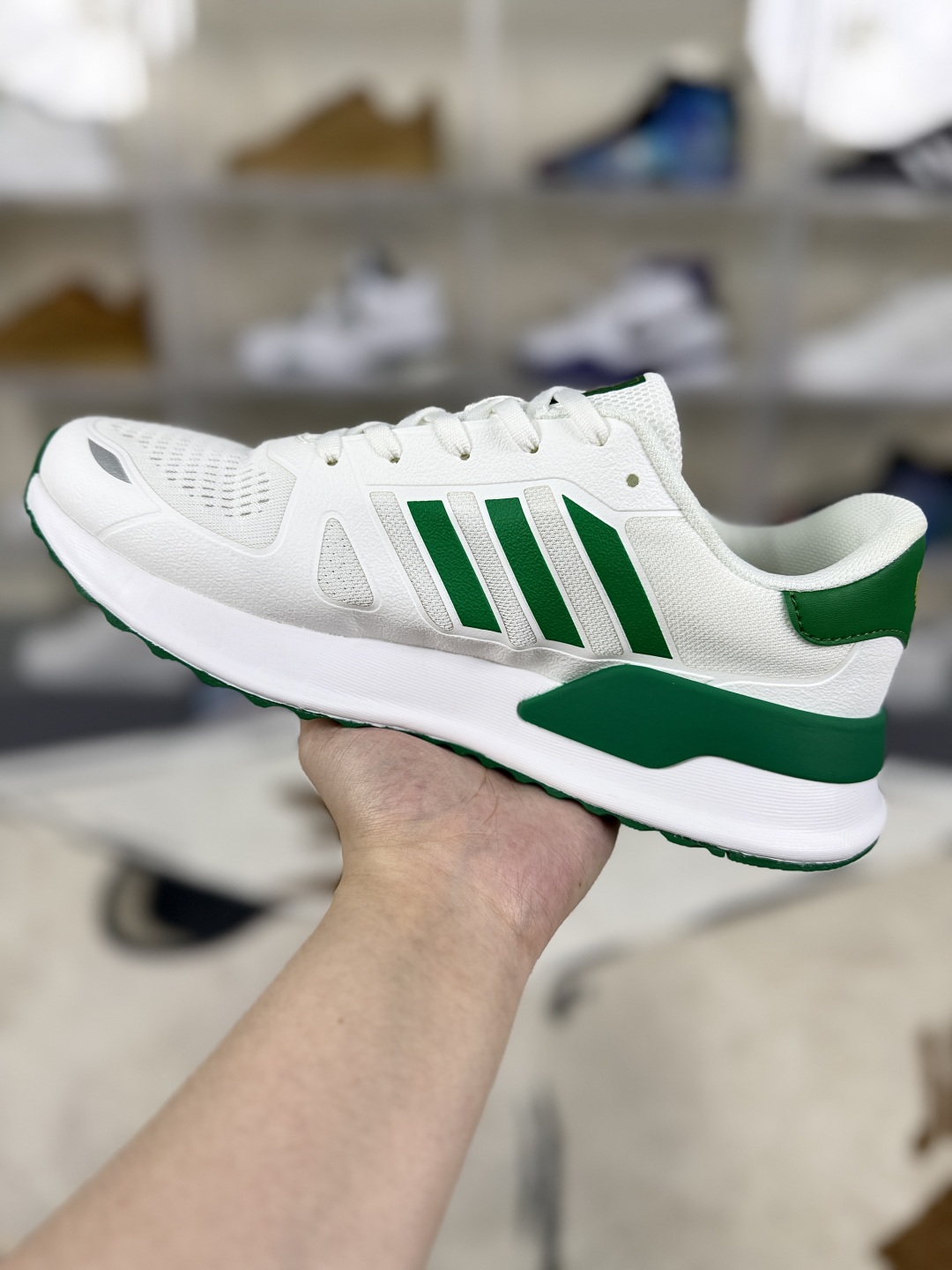 Adidas Tubular Shadow White Green Running Shoes - Cushioned, Durable, Stylish 2 cmp i1748124951501 3524 0 1