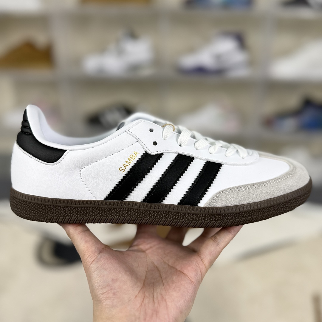 Adidas Originals Samba OG: Classic White & Black Leather Low-Top Sneakers 7 cmp i1748125200061 3386 0 5