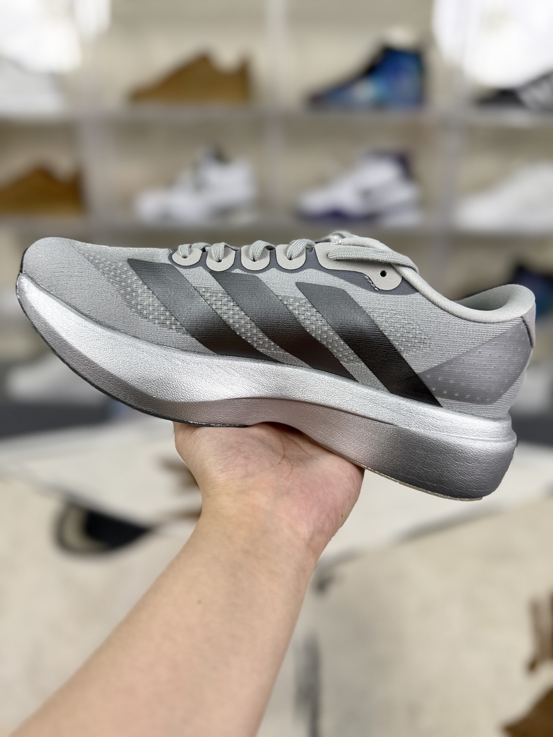 Adidas Adizero Evo SL Running Shoes - Silver Lightweight, Cushioned, and Durable 3 cmp i1748209752834 5124 0 1