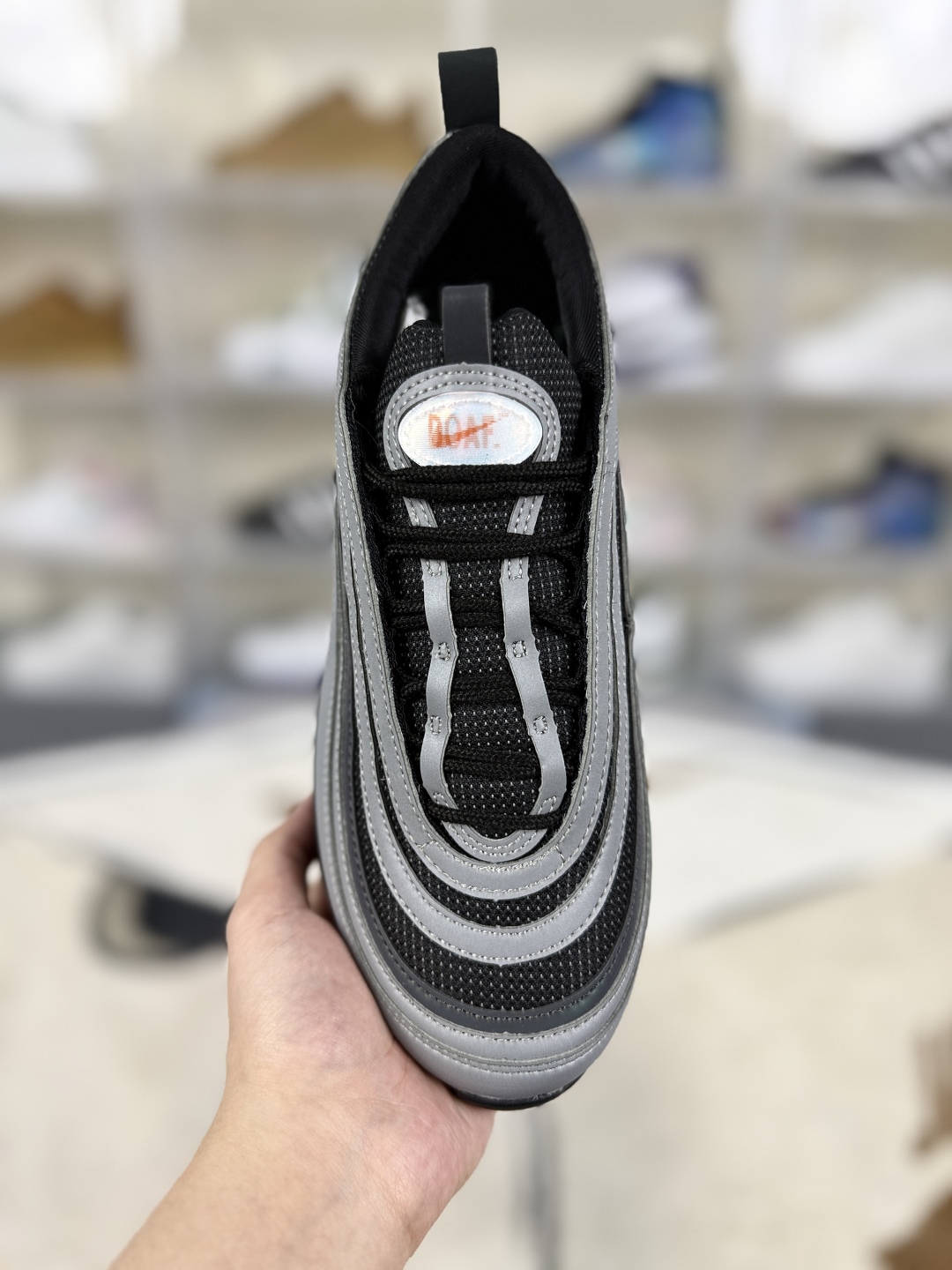 Nike Air Max 97 'Ducks of a Feather Thunder' Running Shoes - Grey/Black 4 cmp i1748295718250 6955 0 3