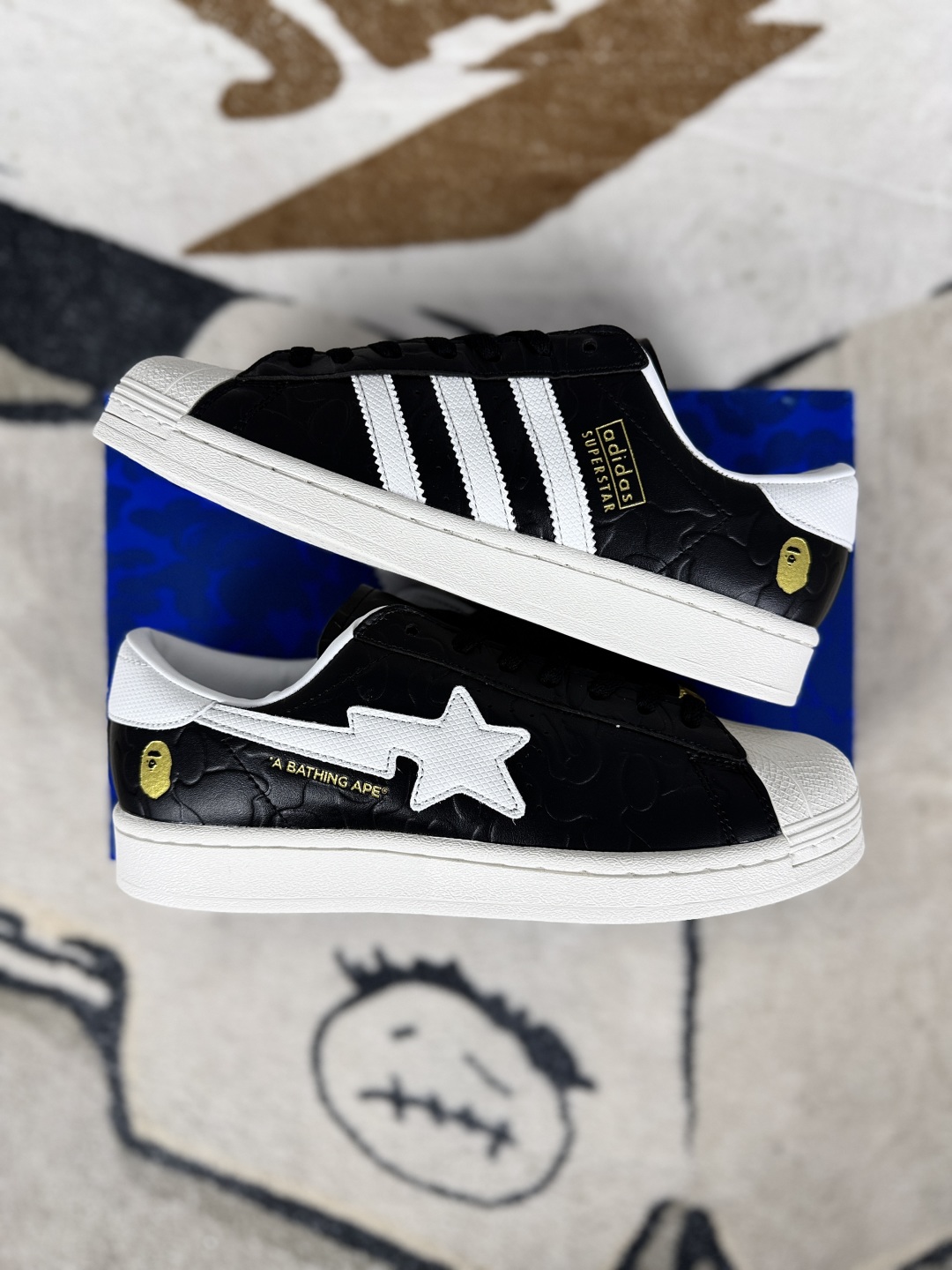 A Bathing Ape x Adidas Originals Superstar Low Top Sneakers - Unisex 12 cmp i1748295745878 9460 0 8