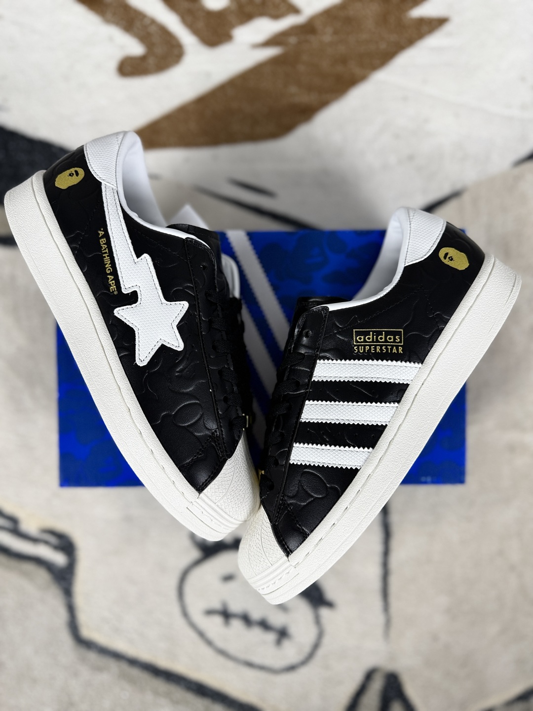 A Bathing Ape x Adidas Originals Superstar Low Top Sneakers - Unisex 6 cmp i1748295748871 6037 0 9