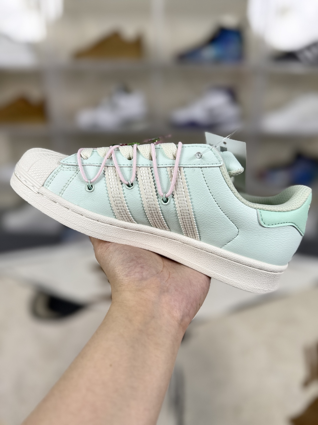 Adidas Originals Superstar 2 Low Top Sneakers - Light Green, Women's 2 cmp i1748295862120 9028 0 1