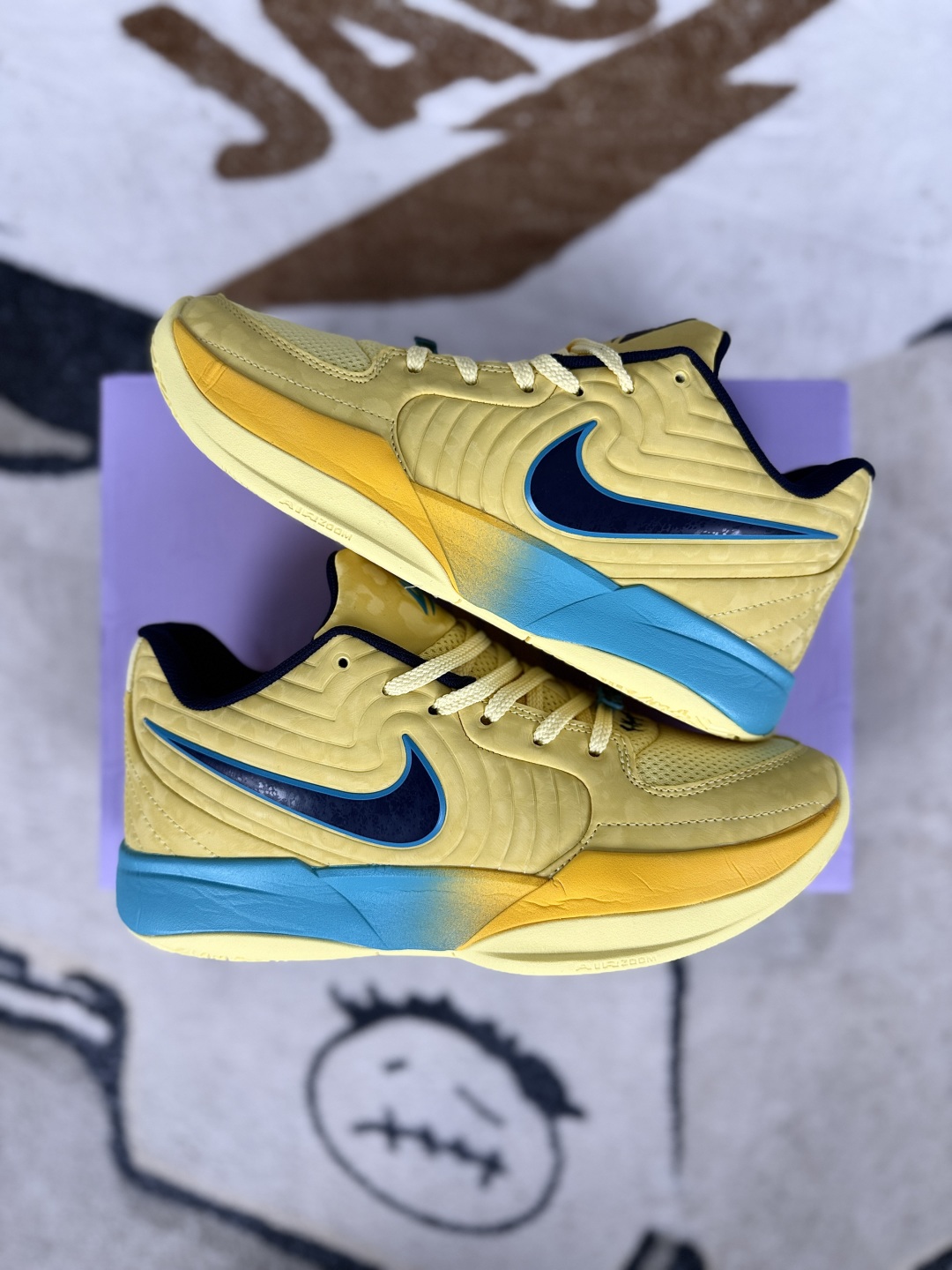 Nike Ja 2 'Morant' Basketball Shoes - Yellow/Blue, Comfortable, Durable & Stylish 9 cmp i1748296000272 7737 0 7