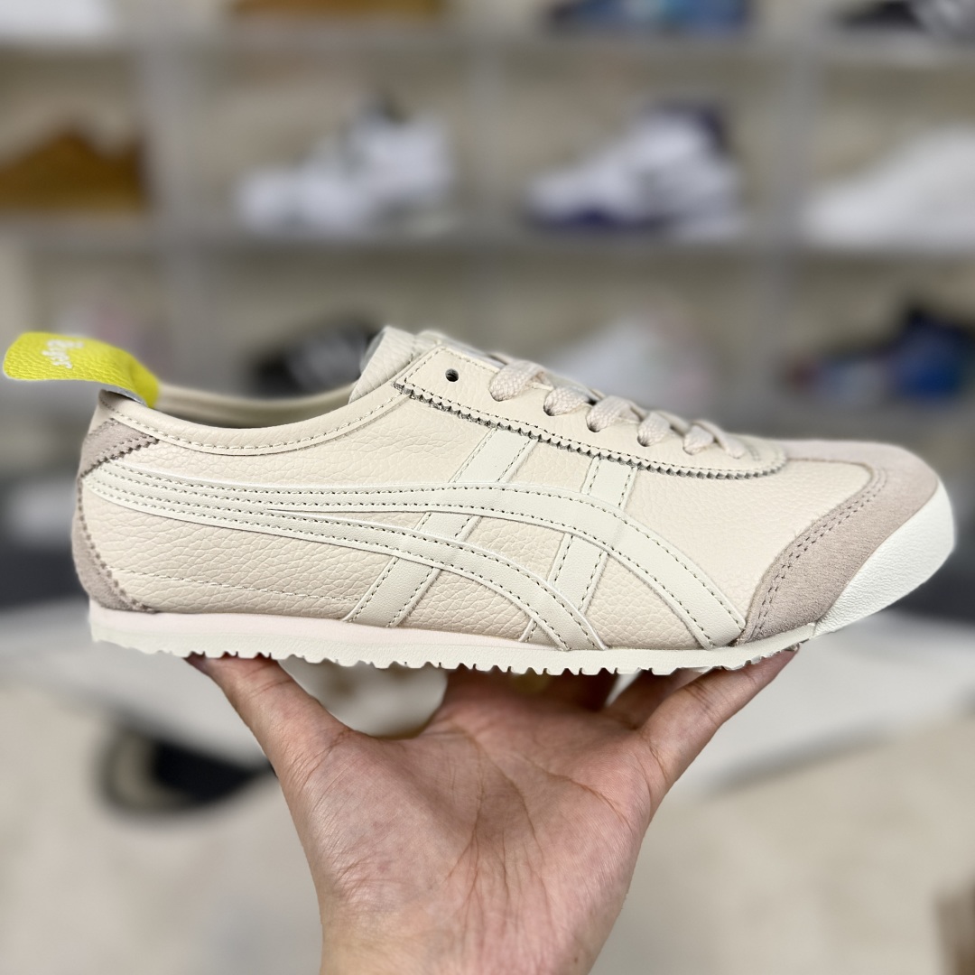 Onitsuka Tiger Mexico 66 Cream/Beige Leather Low-Top Sneakers Unisex Shoes 8 cmp i1748468318973 7316 0 5