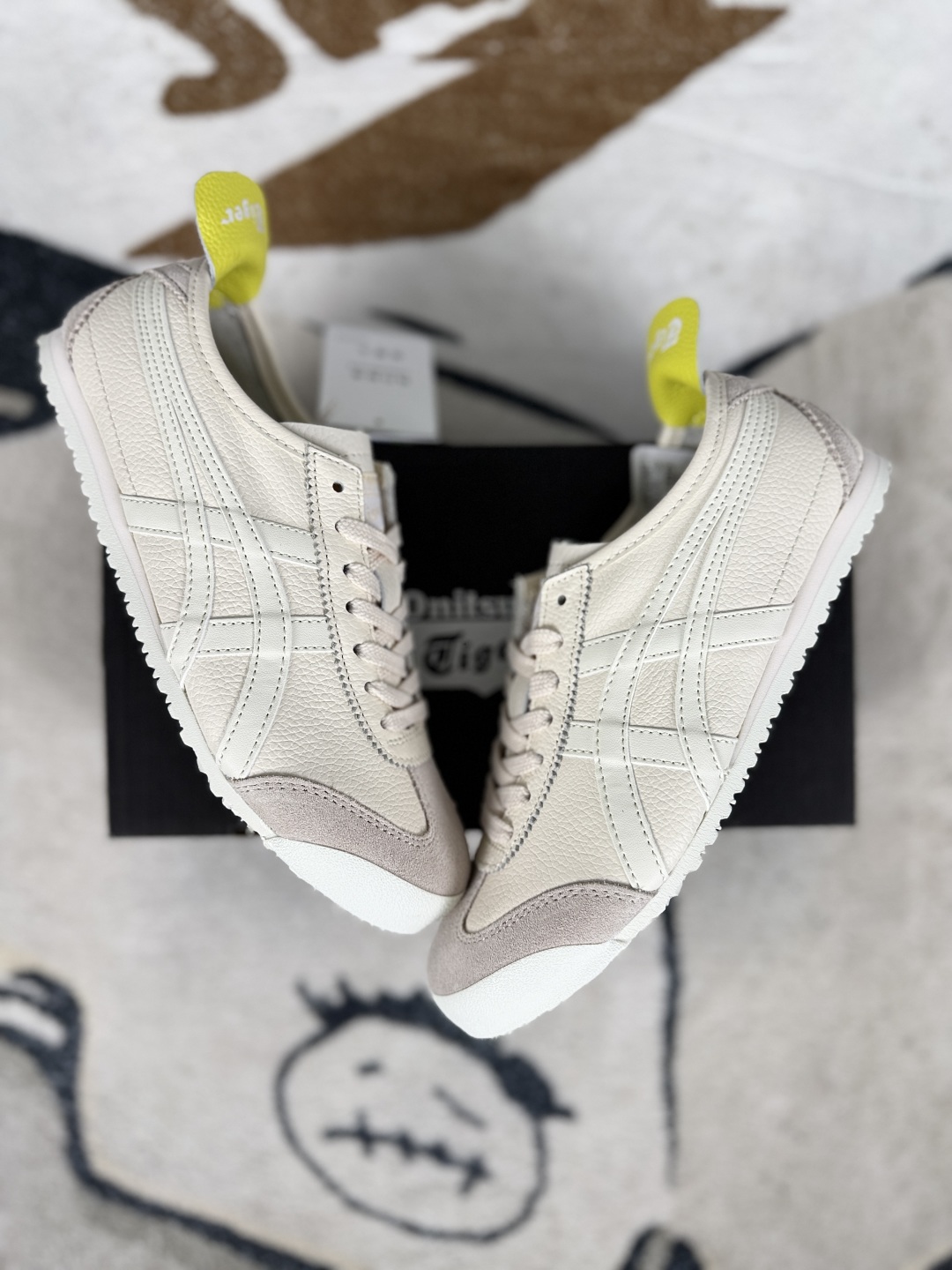 Onitsuka Tiger Mexico 66 Cream/Beige Leather Low-Top Sneakers Unisex Shoes 6 cmp i1748468328368 8998 0 6