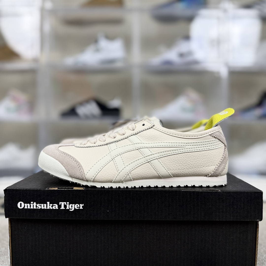 Onitsuka Tiger Mexico 66 Cream/Beige Leather Low-Top Sneakers Unisex Shoes 10 cmp i1748468328386 4288 0 8