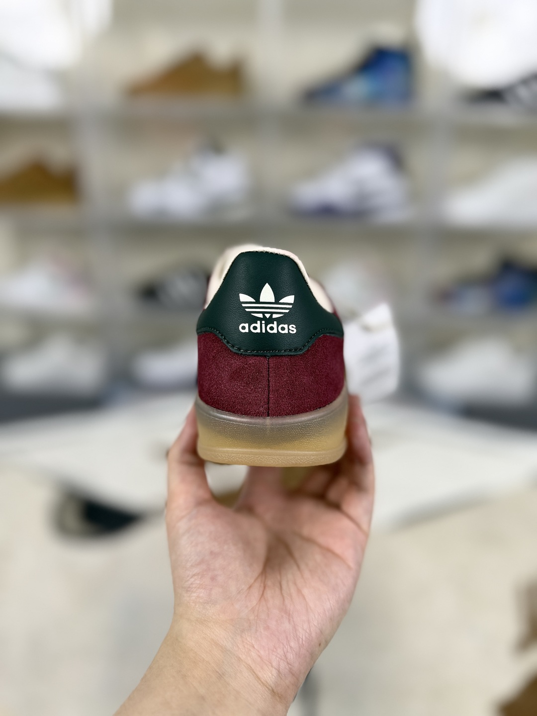 Adidas Originals Gazelle Indoor: Classic Burgundy Suede Low-Top Sneakers 3 cmp i1748468341137 584 0 2