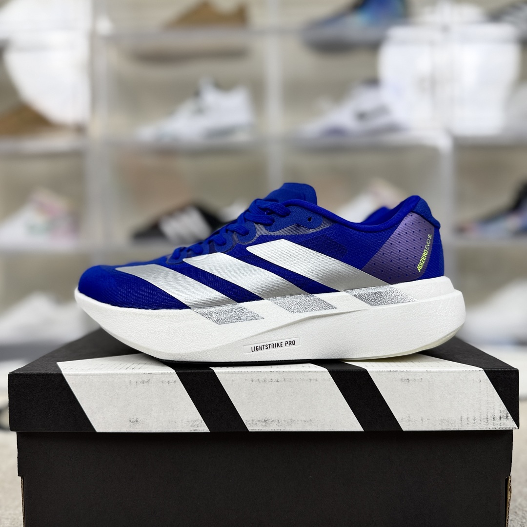 Adidas Adizero Evo SL Blue Silver Lightweight Breathable Running Shoes 10 cmp i1748468389889 4476 0 8