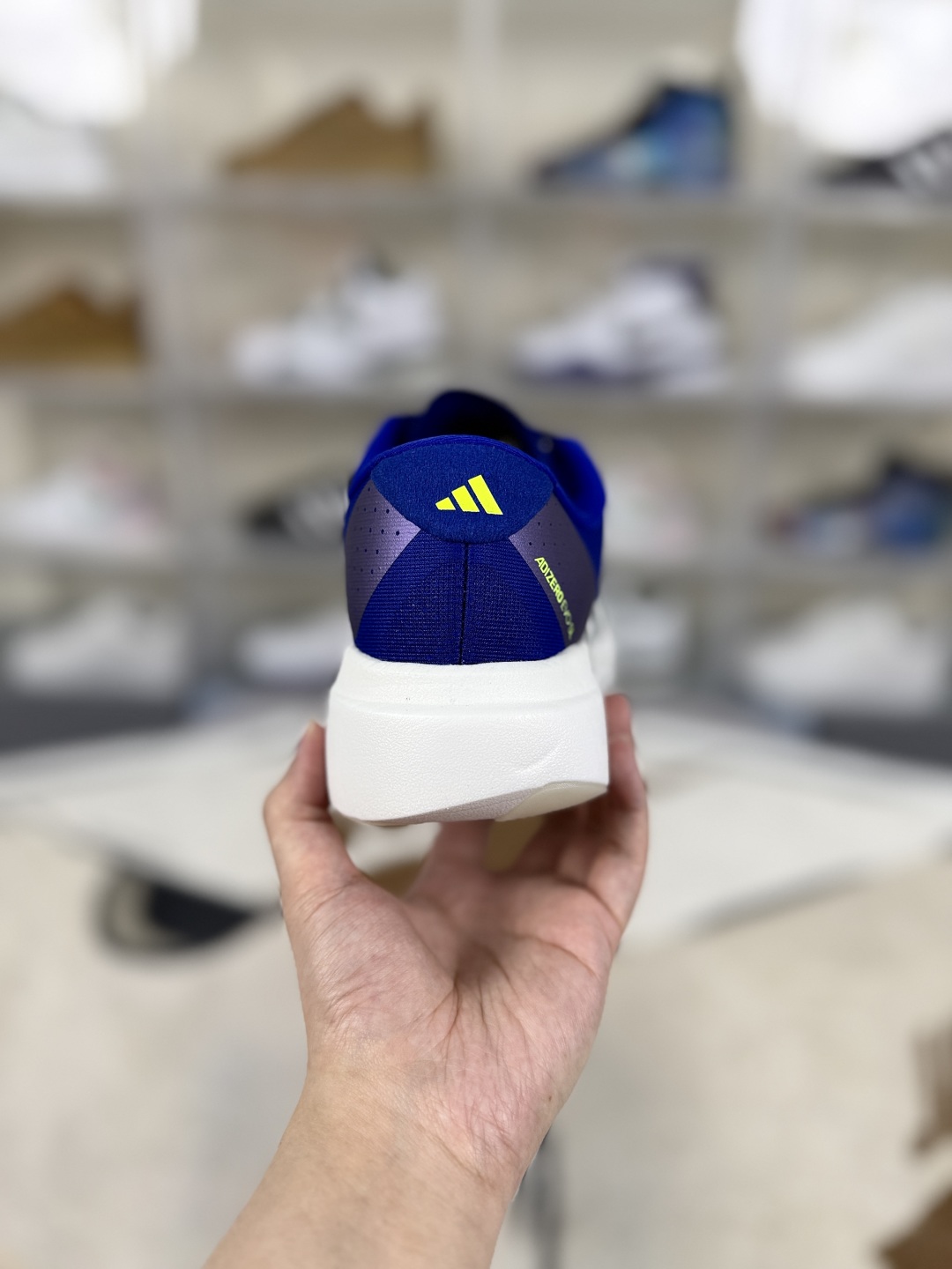 Adidas Adizero Evo SL Blue Silver Lightweight Breathable Running Shoes 4 cmp i1748468403836 7432 0 2