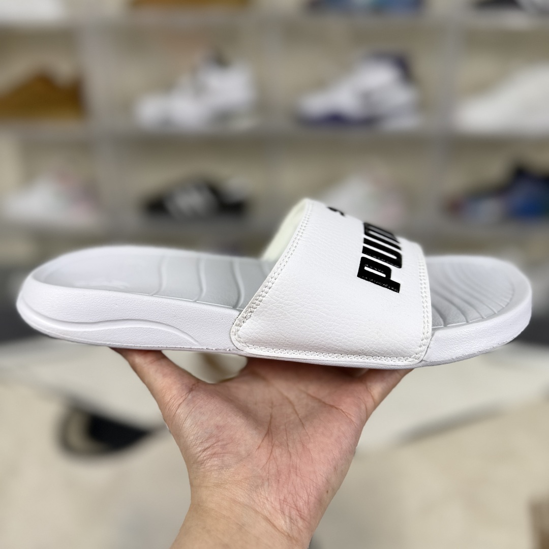PUMA Popcat 20 Split White Slide Sandal, Unisex Athletic Comfort, Sizes 6-12 7 cmp i1748551007471 426 0 5