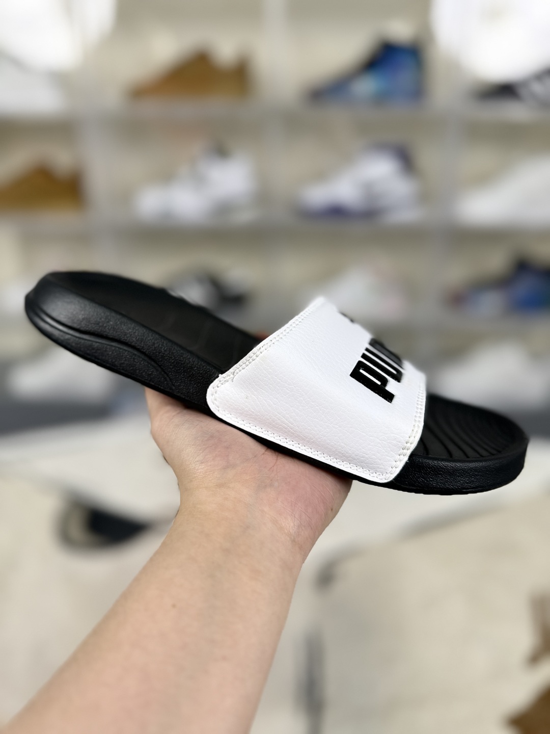 PUMA Popcat 20 Split Slides: Comfortable, Stylish, and Versatile - White 1 cmp i1748551039418 366 0 0