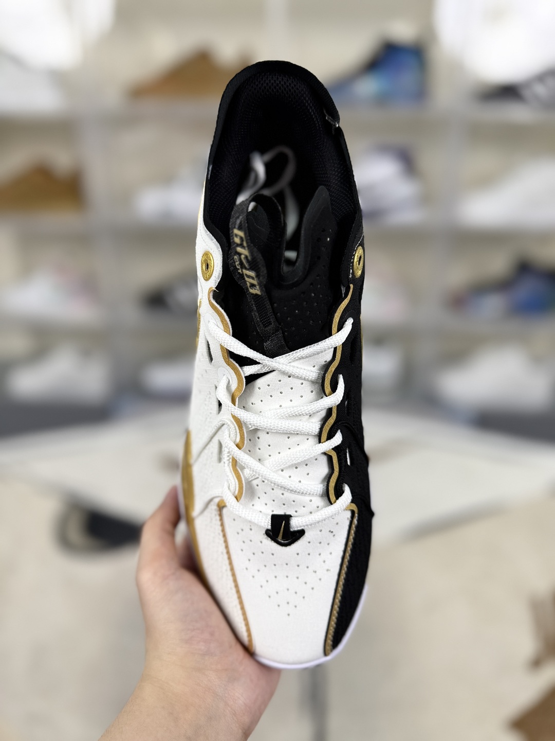 Nike Air Zoom G.T. Cut 3 EP Basketball Shoes - White/Gold - HF5702-170 5 cmp i1748702049829 5441 0 3