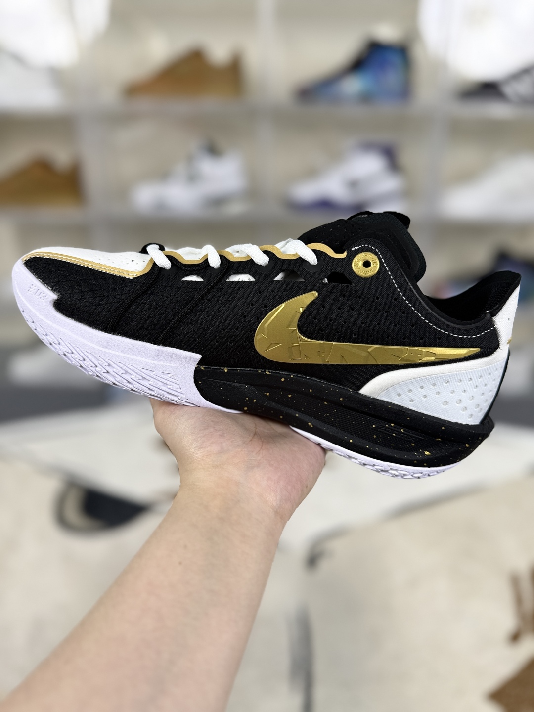Nike Air Zoom G.T. Cut 3 EP Basketball Shoes - White/Gold - HF5702-170 3 cmp i1748702053932 638 0 1
