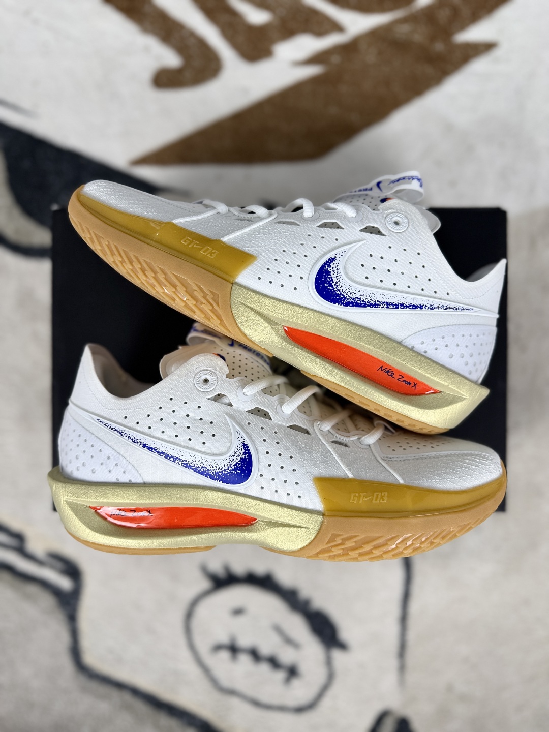 Nike Air Zoom G.T. Cut 3 Basketball Shoes - White/Blue/Orange - HJ8205-100 9 cmp i1748702087418 7339 0 7