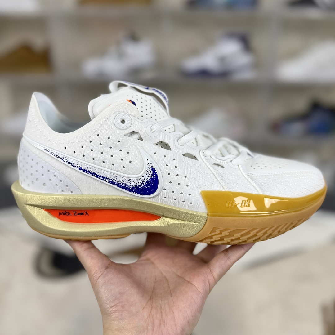 Nike Air Zoom G.T. Cut 3 Basketball Shoes - White/Blue/Orange - HJ8205-100 8 cmp i1748702094327 6966 0 5