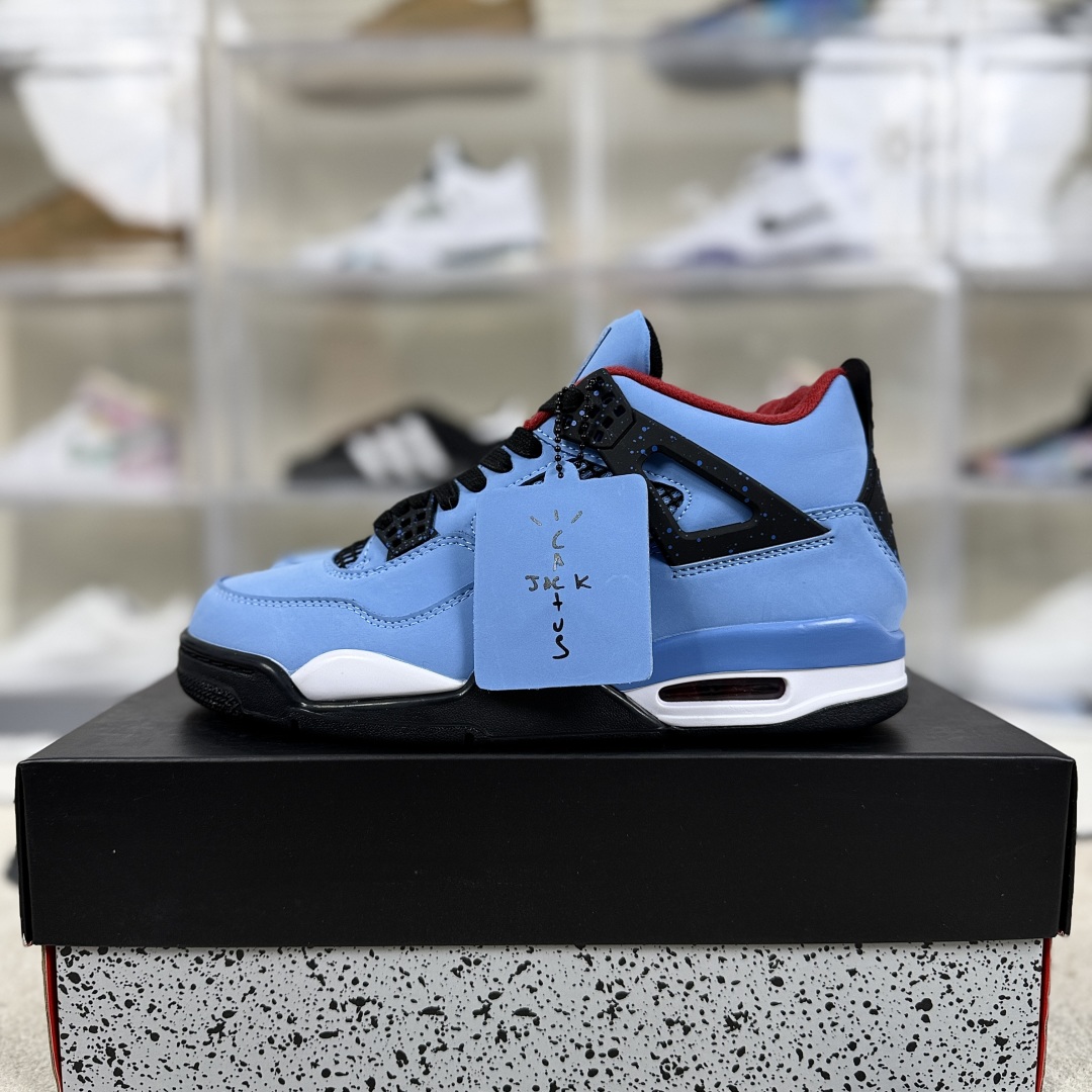 Travis Scott x Jordan Air Jordan 4 Retro Basketball Shoes - Ice Blue 9 cmp i1748702385182 1317 0 8