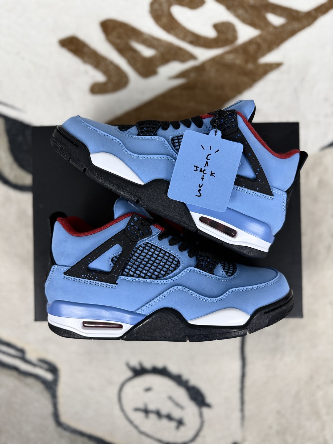 Travis Scott x Jordan Air Jordan 4 Retro Basketball Shoes - Ice Blue 8 cmp i1748702391287 4367 0 7