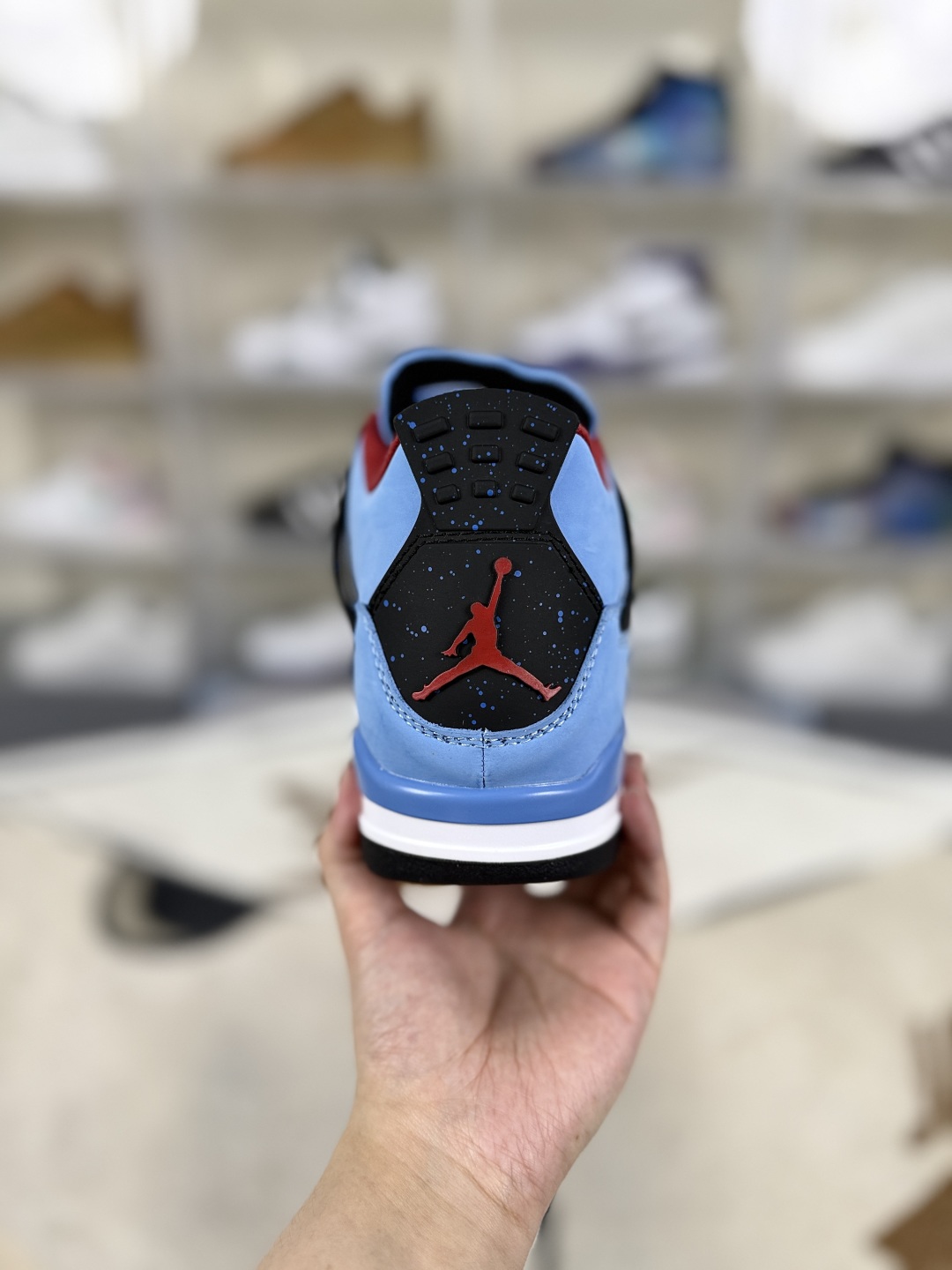 Travis Scott x Jordan Air Jordan 4 Retro Basketball Shoes - Ice Blue 3 cmp i1748702396080 8002 0 2