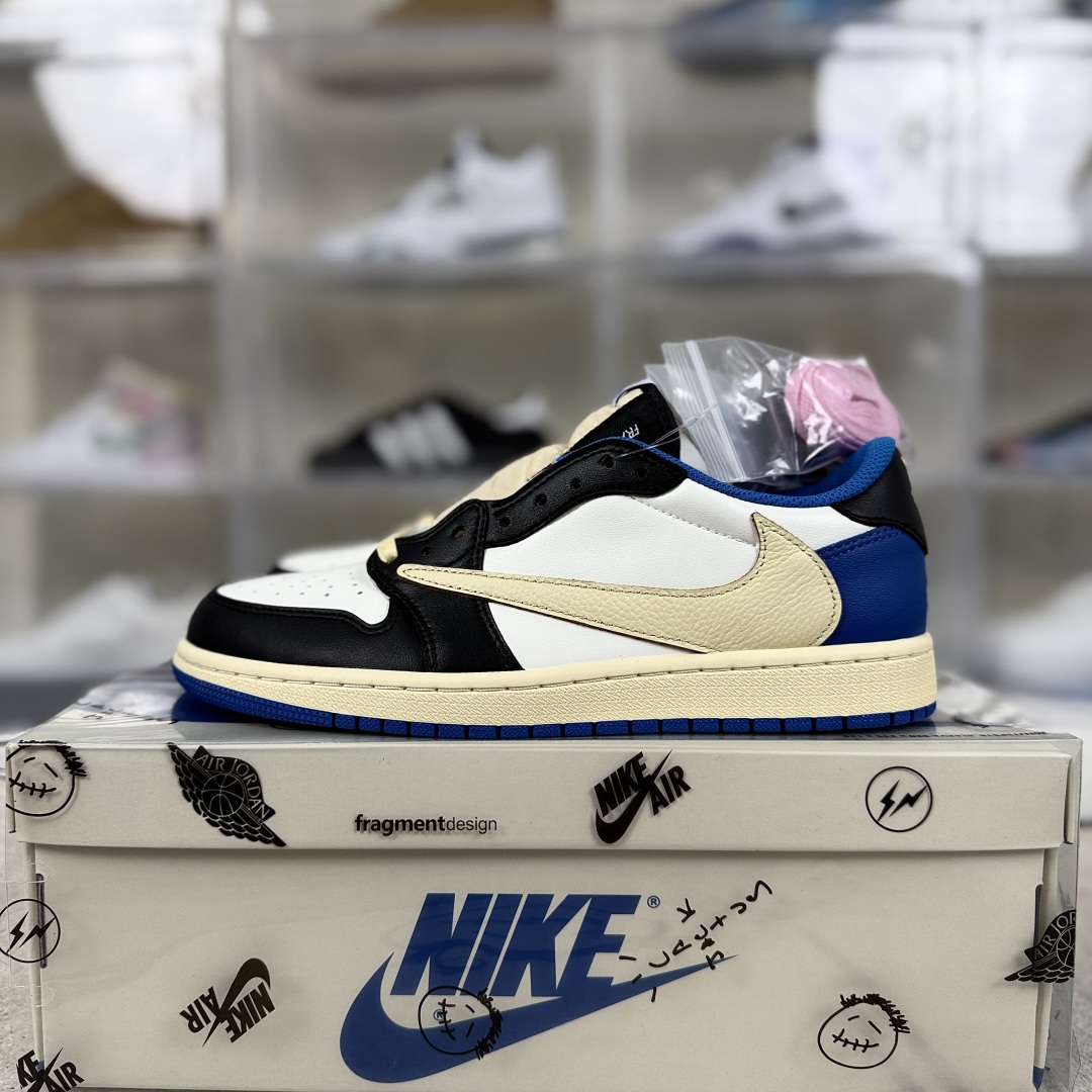 Travis Scott x Fragment Design Air Jordan 1 Low OG SP - White/Black/Blue 9 cmp i1749075597966 177 0 8