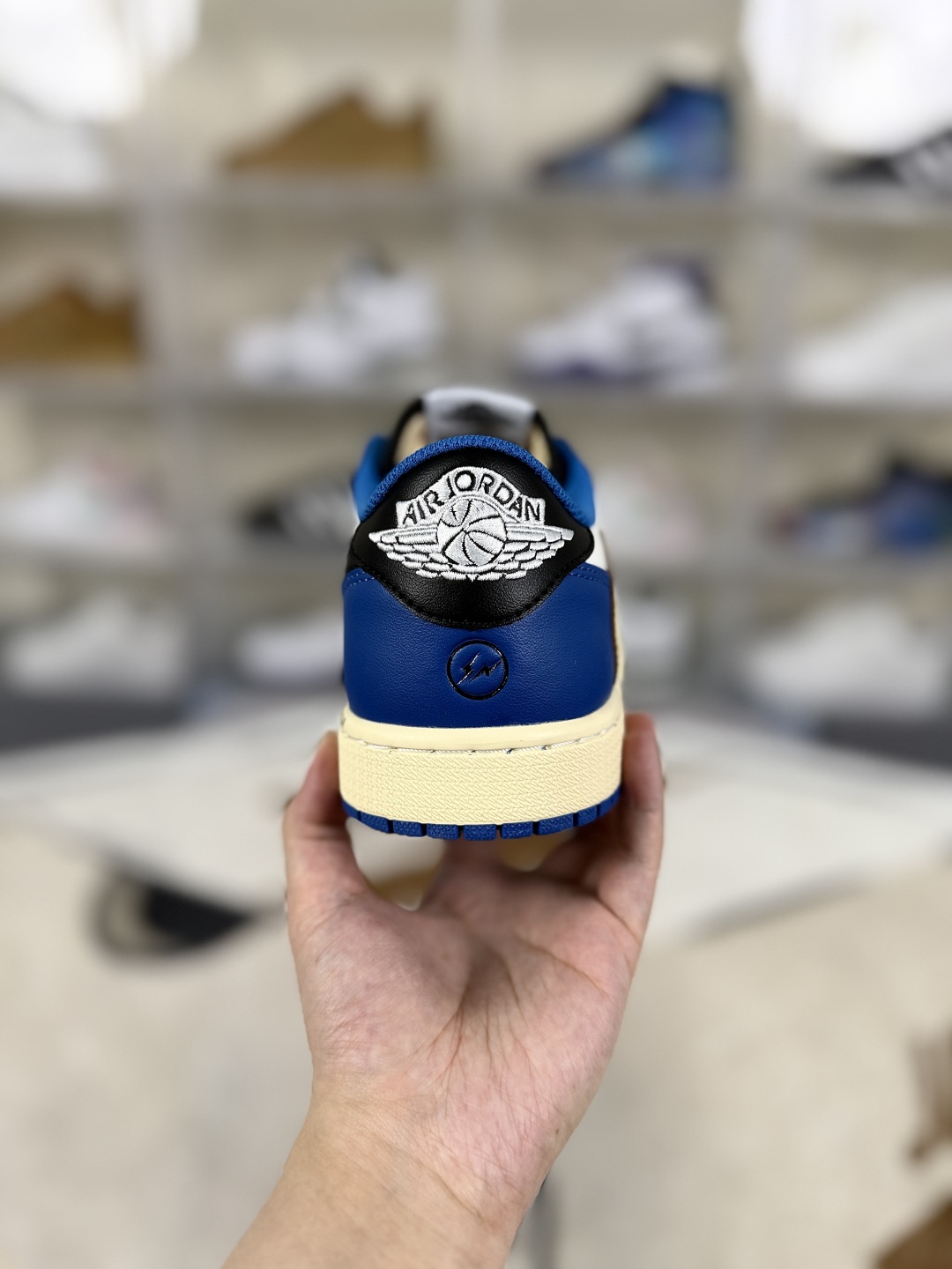 Travis Scott x Fragment Design Air Jordan 1 Low OG SP - White/Black/Blue 3 cmp i1749075602150 5696 0 2