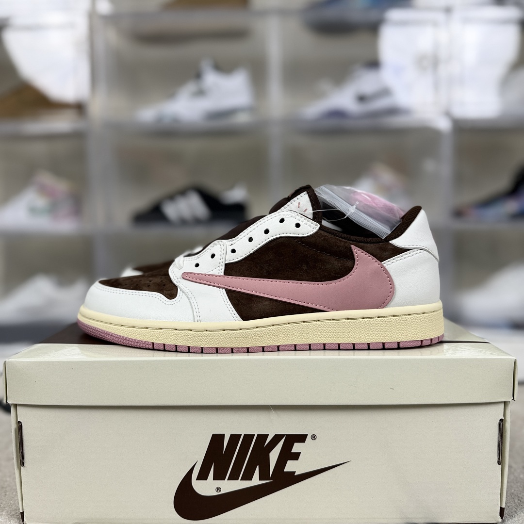 Travis Scott x Jordan Air Jordan 1 Low OG SP Basketball Shoes - Brown/Pink 9 cmp i1749075668864 6169 0 8