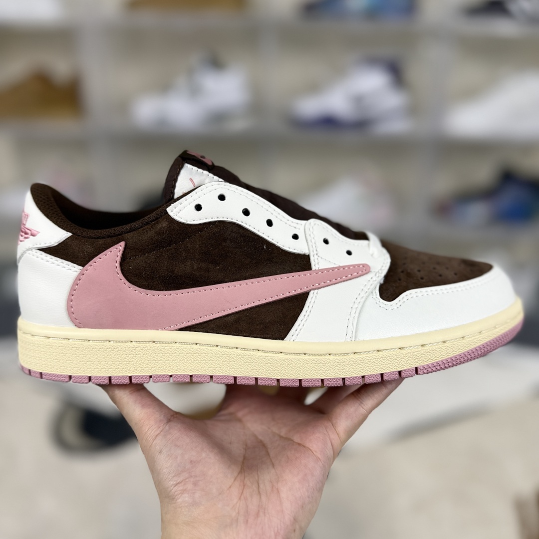 Travis Scott x Jordan Air Jordan 1 Low OG SP Basketball Shoes - Brown/Pink 7 cmp i1749075677718 1192 0 5