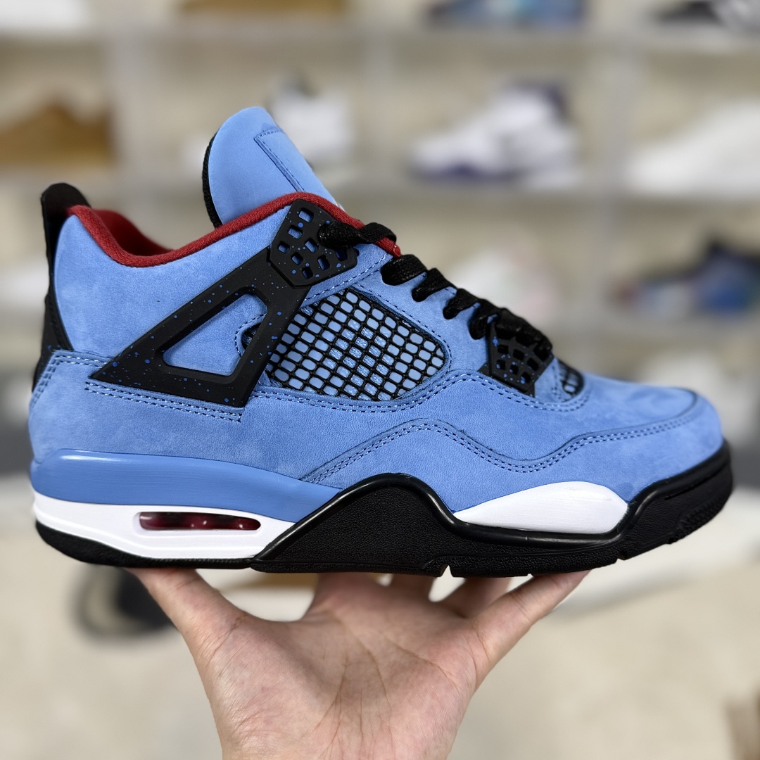 Travis Scott x Air Jordan 4 Retro 'Cactus Jack' Blue Sneakers 7 cmp i1749075732678 473 0 5