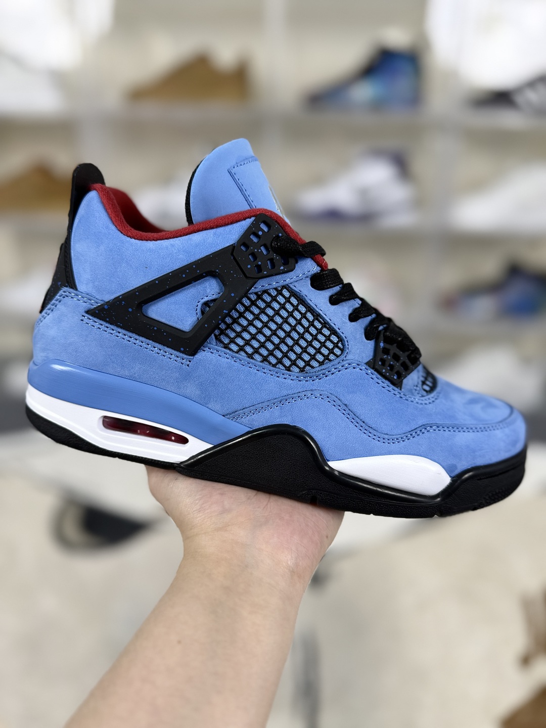 Travis Scott x Air Jordan 4 Retro 'Cactus Jack' Blue Sneakers 1 cmp i1749075732682 7916 0 0