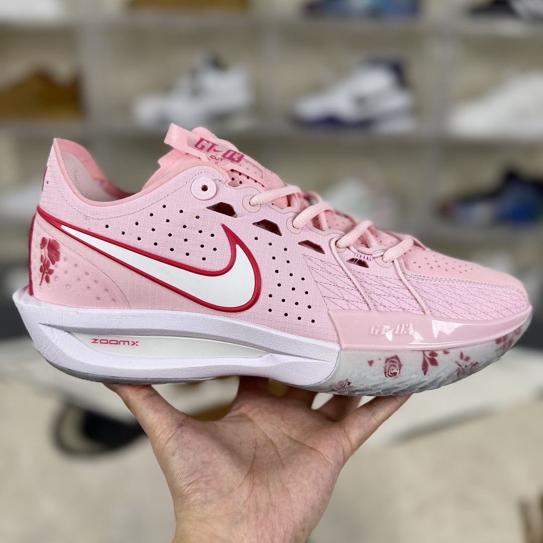 Nike Air Zoom G.T. Cut 3 EP Basketball Shoes - Low Top, Pink Floral Design 7 cmp i1749295930321 1119 0 5