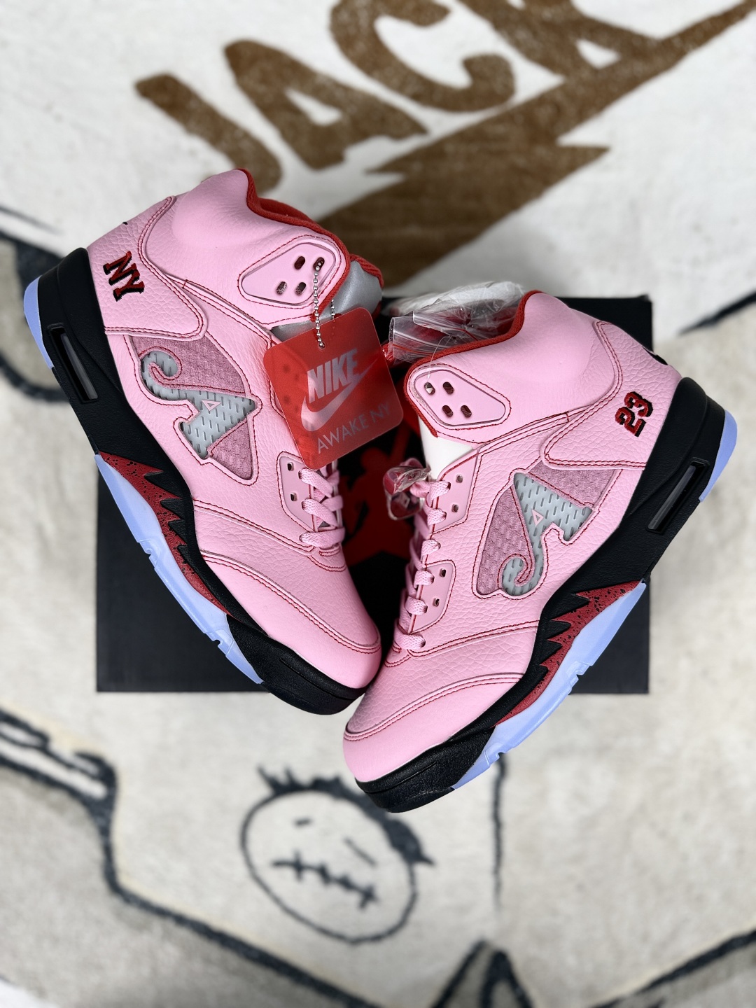 Awake NY x Air Jordan 5 Arctic Pink: Retro Basketball Shoes for Men and Women 5 cmp i1749296438847 2990 0 6