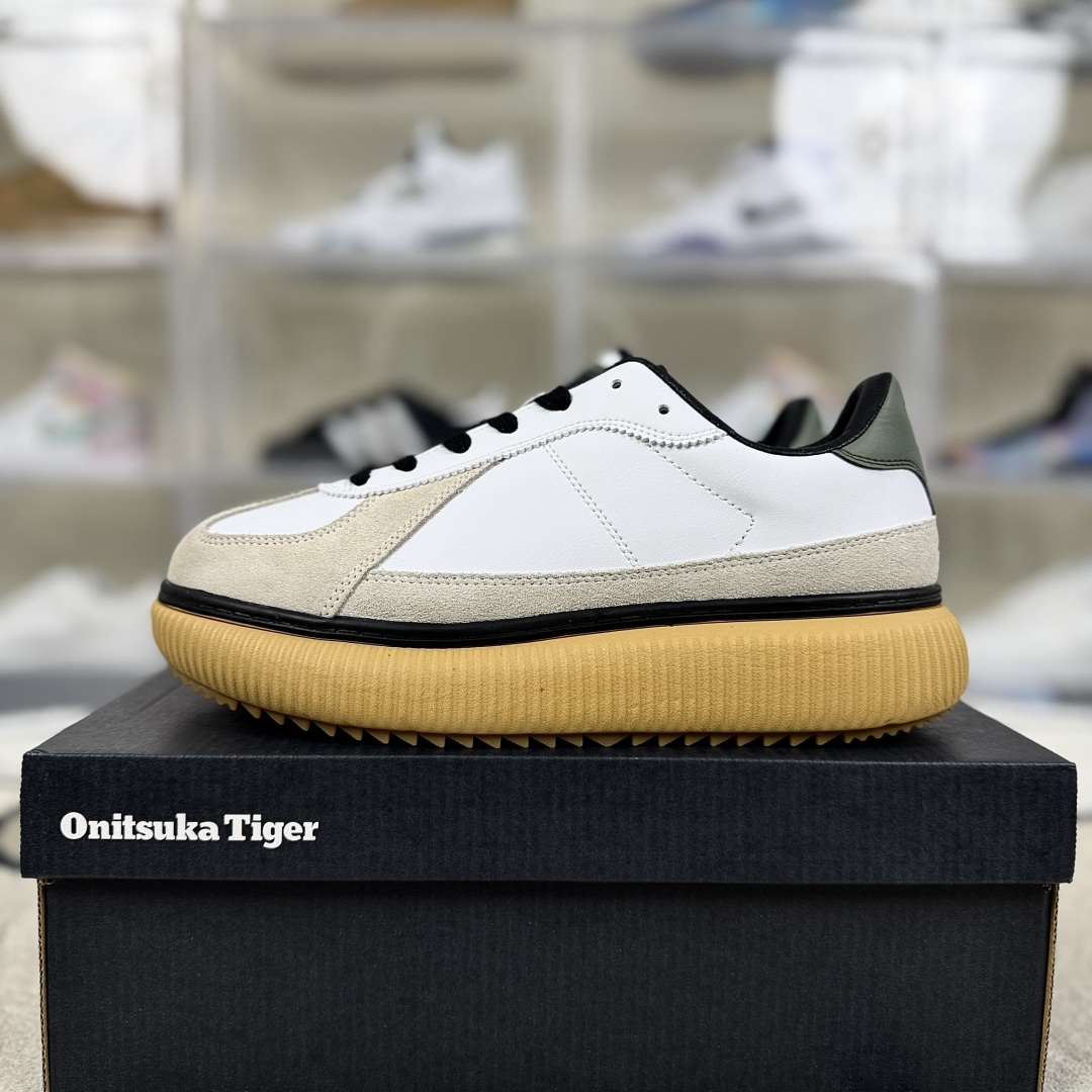 Onitsuka Tiger Delecity White/Grey/Green Unisex Low-Top Lifestyle Sneakers 9 cmp i1749296513756 6510 0 8