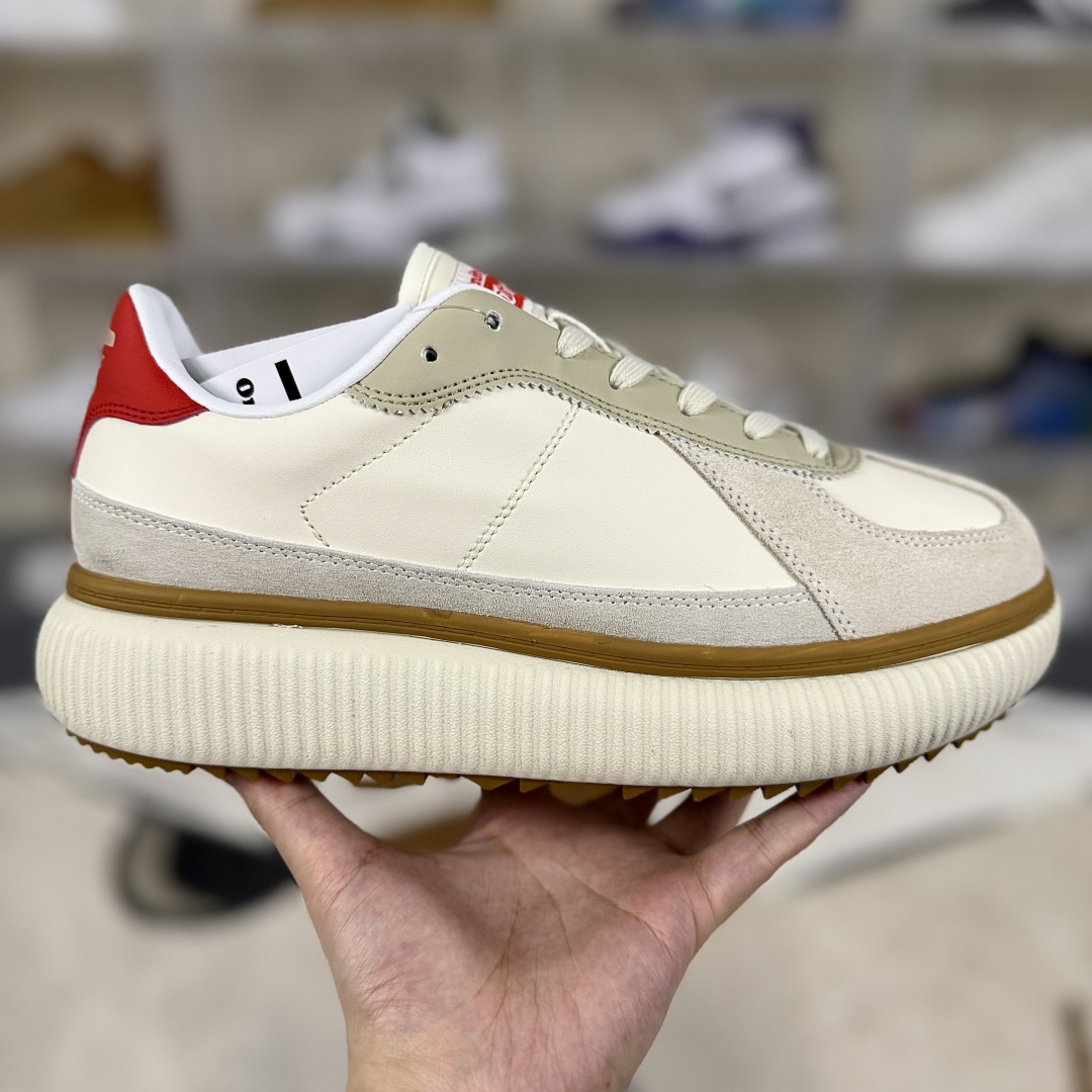 Onitsuka Tiger Delecity Cream/Red Casual Shoes - Comfortable & Stylish 8 cmp i1749296543908 3275 0 5