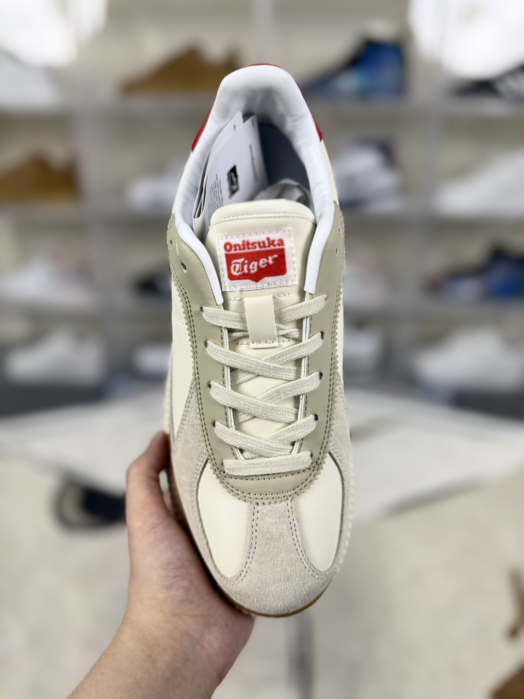 Onitsuka Tiger Delecity Cream/Red Casual Shoes - Comfortable & Stylish 5 cmp i1749296545252 6788 0 3