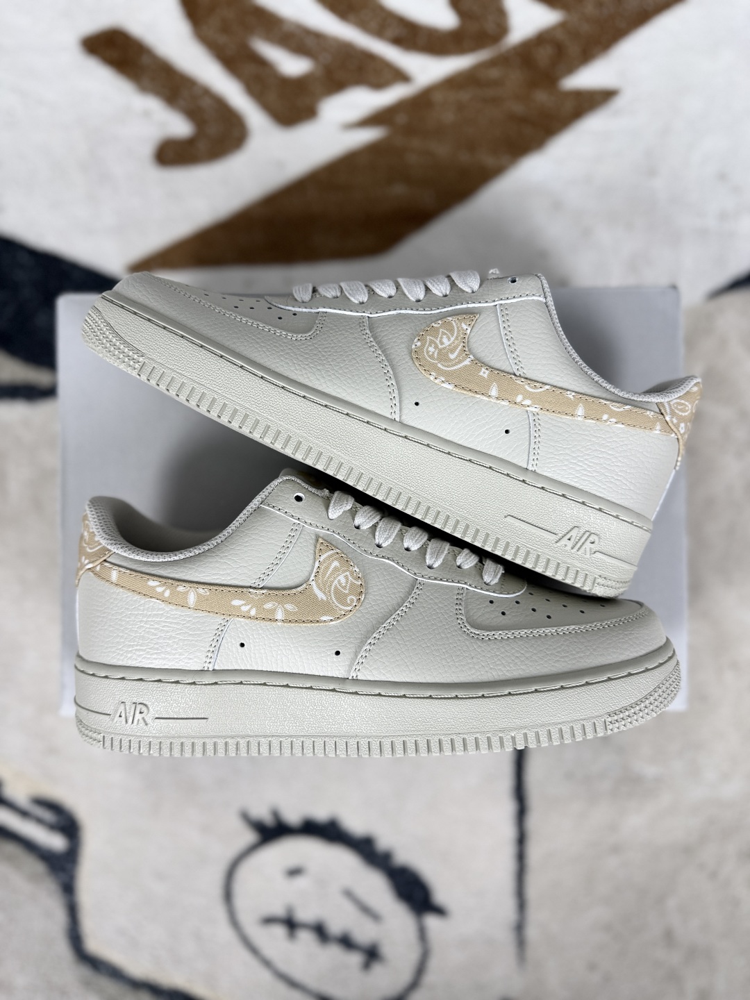 Nike Air Force 1 Low Beige Paisley - Comfortable & Stylish Sneakers (IH2051-072) 8 cmp i1749334747758 9642 0 7