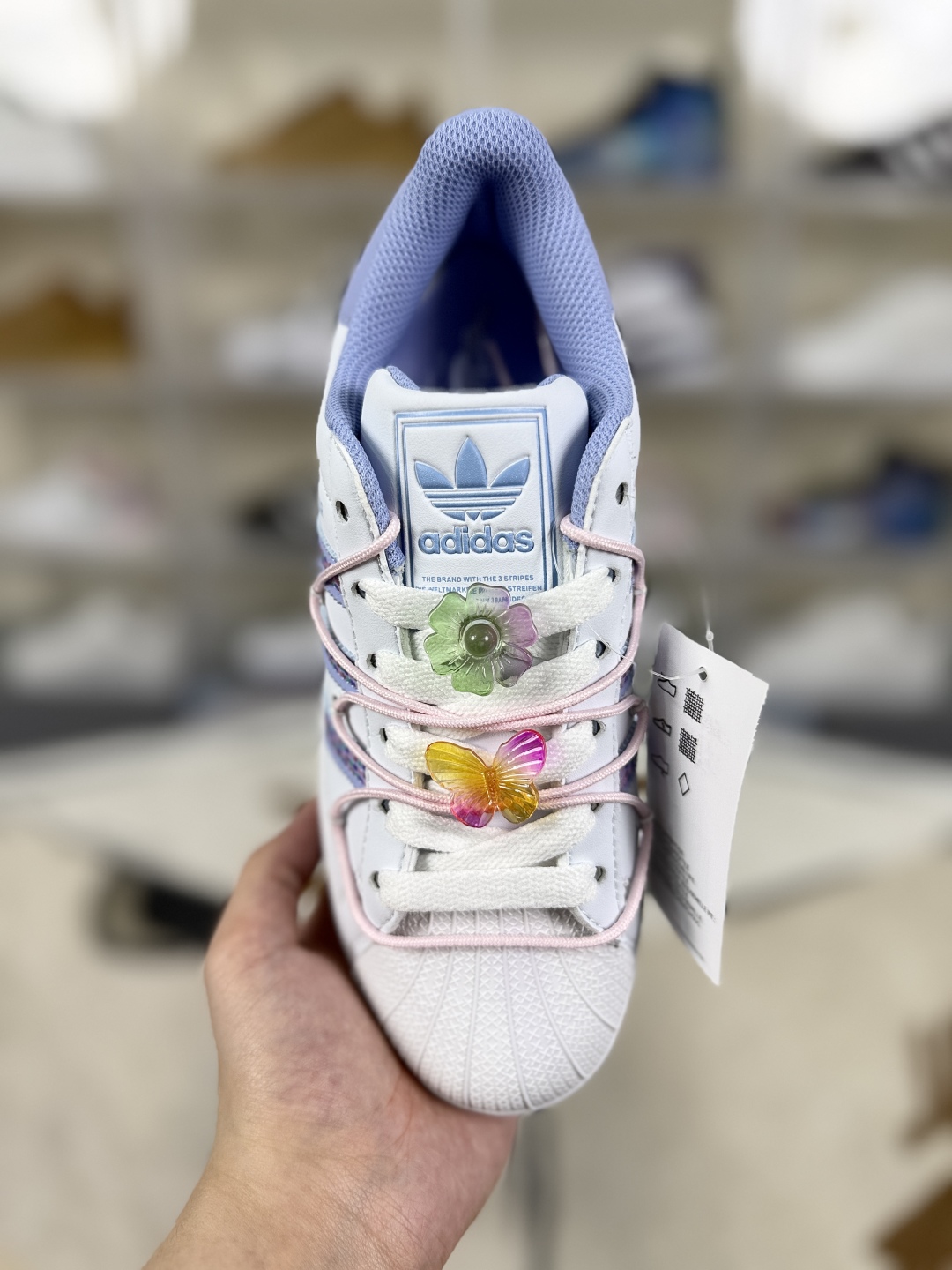 Adidas Originals Superstar 2 Low Top Sneakers - White/Purple, Women's 5 cmp i1749470602349 6639 0 3