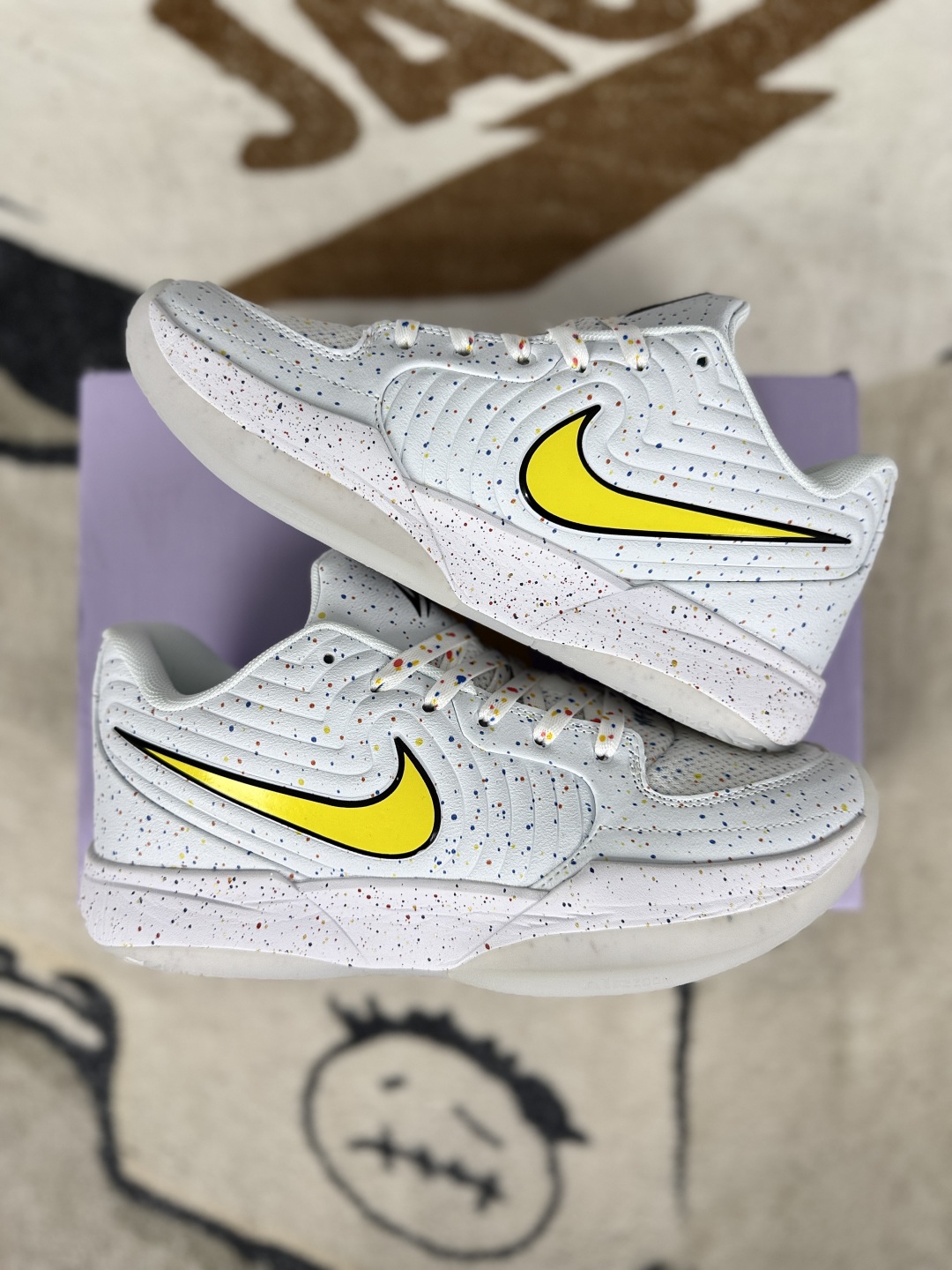 Nike Ja 2 Ja-Breaker PE Basketball Shoes - White/Yellow, Comfortable and Durable 8 cmp i1749756334145 3580 0 7
