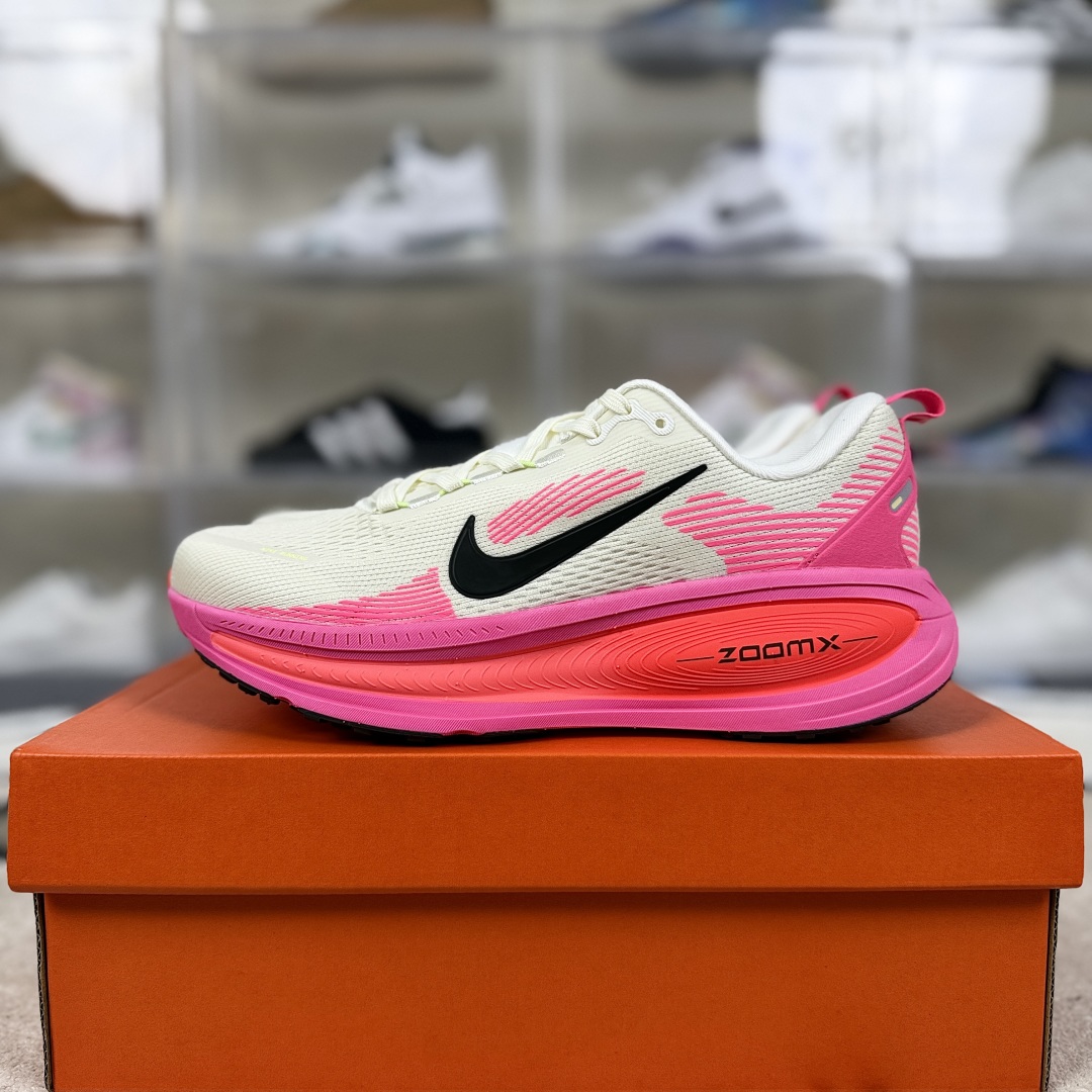 Nike Vomero 18 Women's Running Shoes - Comfortable, Durable, White and Pink 10 cmp i1749756392129 8867 0 8