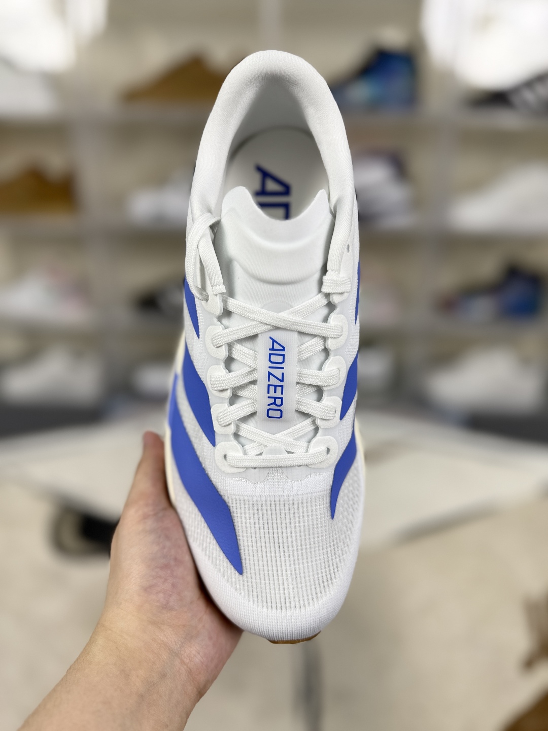Adidas Adizero Evo SL Running Shoes - White & Blue, Lightstrike Pro, Unisex 5 cmp i1749756457850 3109 0 3